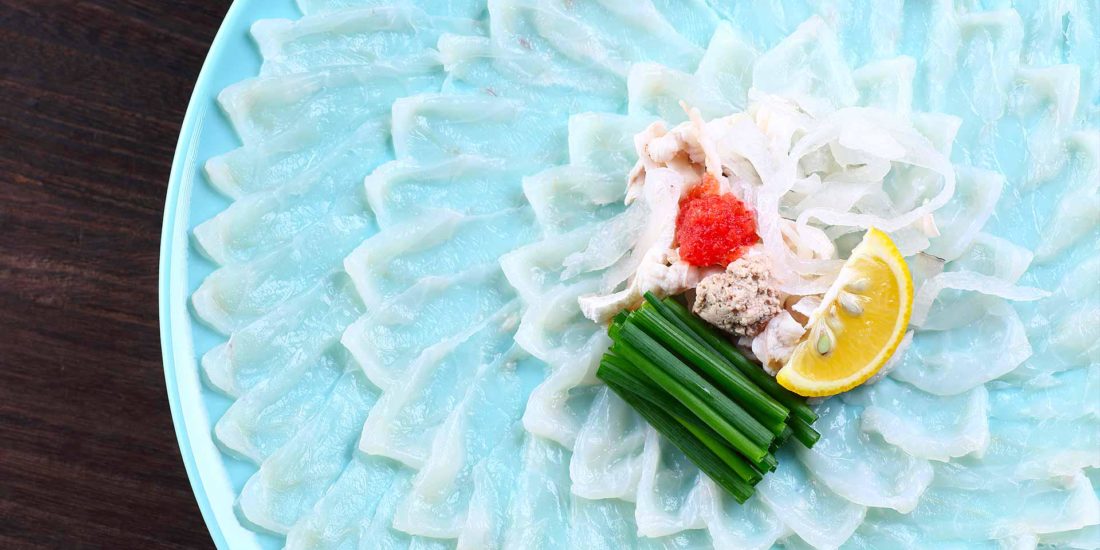 Il fugu o pesce palla; una specialità giapponese